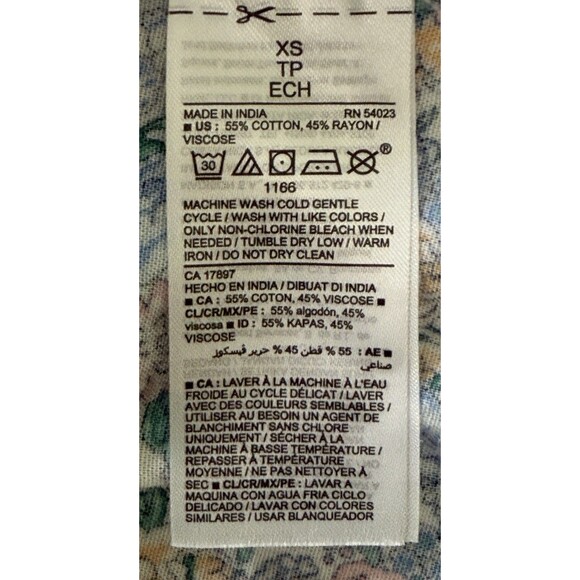 Old Navy Women’s Floral Maxi Dress Cottagecore Prairie Smocked Waist Boho Sz XS - Picture 6 of 8